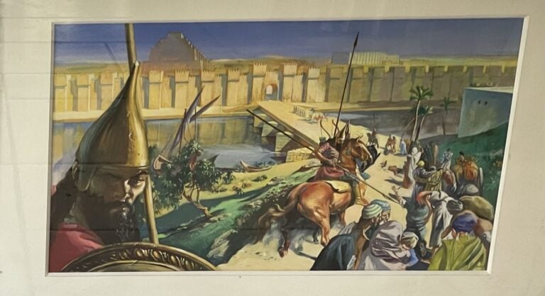 Jacques PECNARD (1922-2012) - Scène de combat - Gouache - Signé en bas à droite…