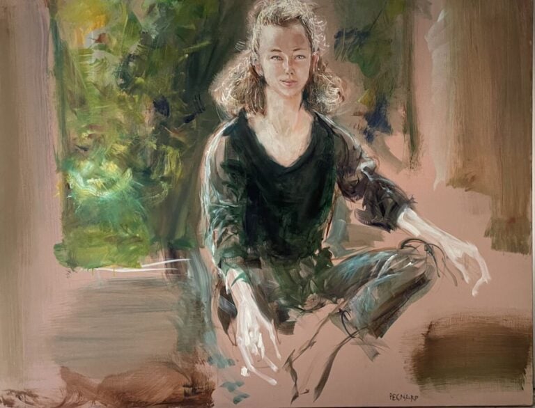 Jacques PECNARD (1922-2012) - Sophie - Huile sur toile - Signée en bas à droite…