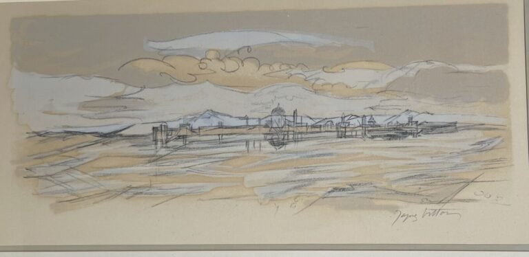 Jacques VILLON (1875-1963) - Paysage - Lithographie, signée en ba sà droite - 2…