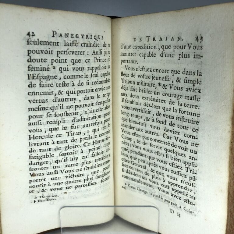 Jeune (Pline Le). - Panegyrique de Trajan. Édité à Paris chez Compagnie des lib…