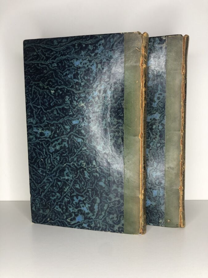 JUVENAL. - Satires de Juvénal. Édité à Paris chez Dalibon en 1826. 2 volumes de…