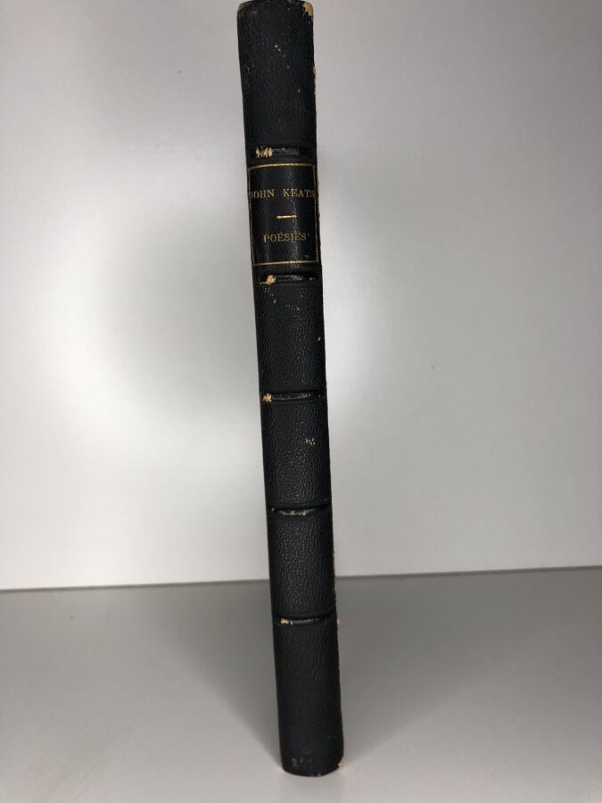 KEATS (John). - Poésies de John Keats. Édité à Paris chez maison du livre en 19…
