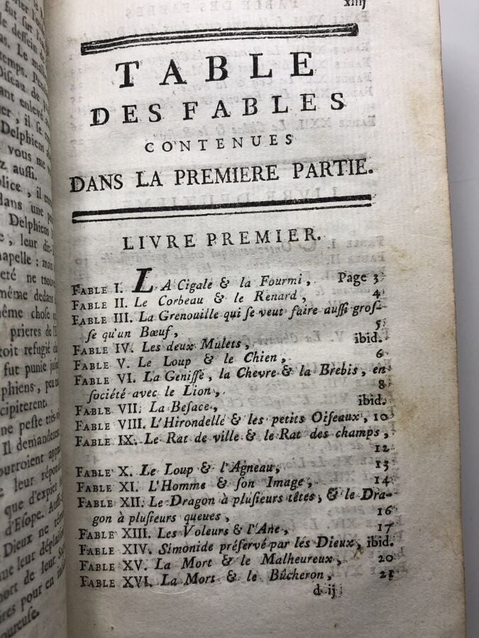 LA FONTAINE (Jean de). - Fables choisies. Édité à Amsterdam chez Zacharie Chast…