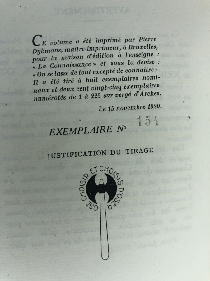 LARTIGUE (Jean). - A l'école du réel. Édité à Paris chez La connaissance en 192…