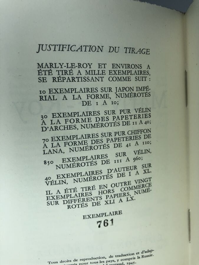 LEAUTAUD (Paul). - Marly-le-Roy et environs. Édité à Paris chez editions du Bél…