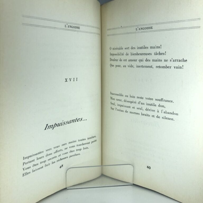 LEFEBVRE (Louis). - L'angoisse. Édité sans lieu d'édition chez Perrin sans date…