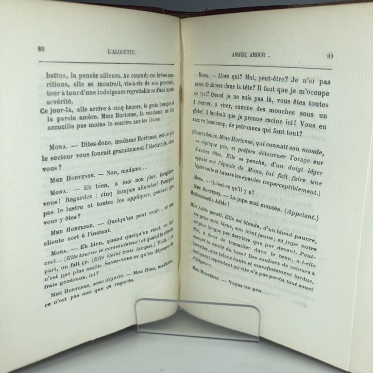 LEVEL (Maurice). - L'alouette. Édité à Paris chez Ernest Flammarion en 1919. De…