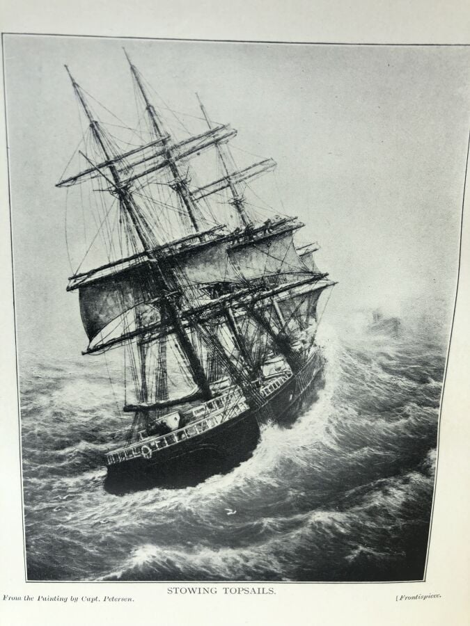 LUBBOCK (Basil). - The down easters. Édité à Glasgow chez Brown son & Ferguson…