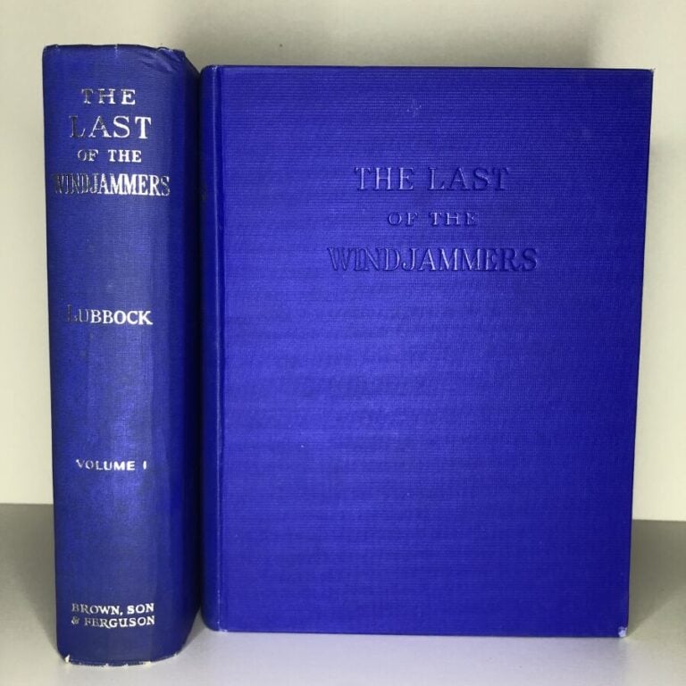 LUBBOCK (Basil). - The last of the Windjammers. Édité à Glasgow chez Brown son…