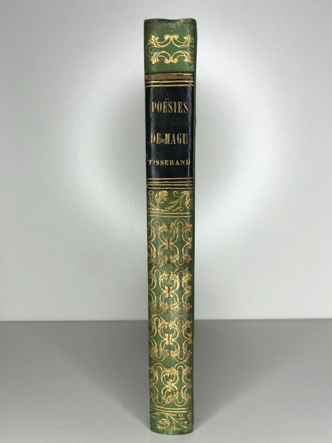 MAGU. - Poésies de Magu. Édité à Paris chez Charpentier en 1845. De format in-8…