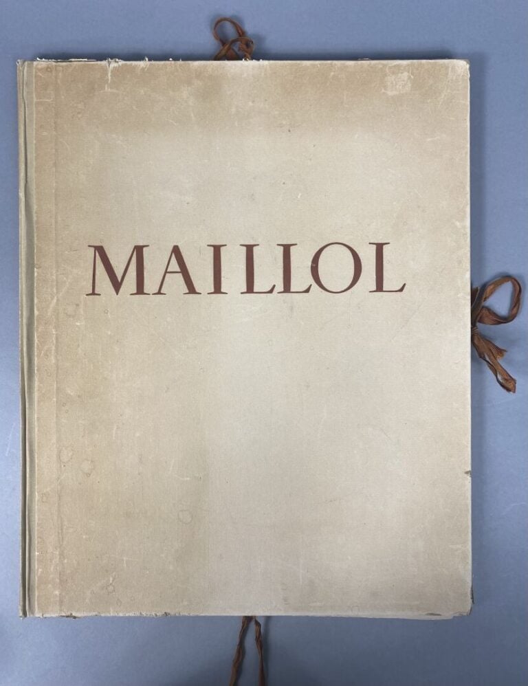 MAILLOL (Aristide). Les Maîtres du Dessin. Maillol présenté par Jules Romains.…