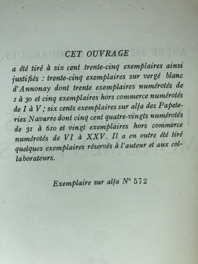 MANDIARGUES (A. Pieyre de). - Les incongruités monumentales. Édité à Paris chez…