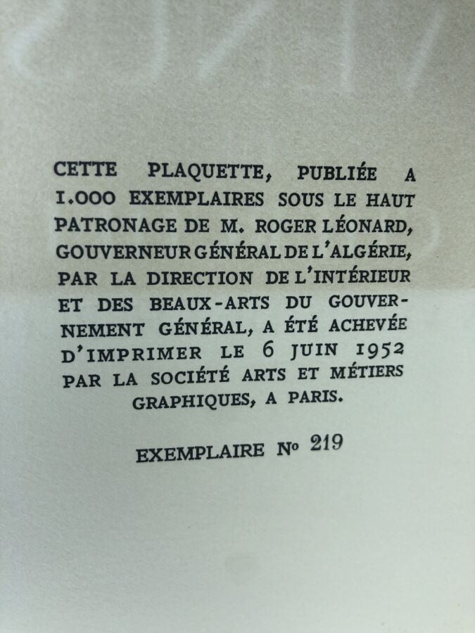 MARCAIS (Georges). - La Vénus de Cherchel. Édité à Paris chez arts et métiers g…