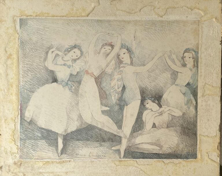 Marie Laurencin (d'après) - Les fêtes de la danse - Lithographie en couleurs -…
