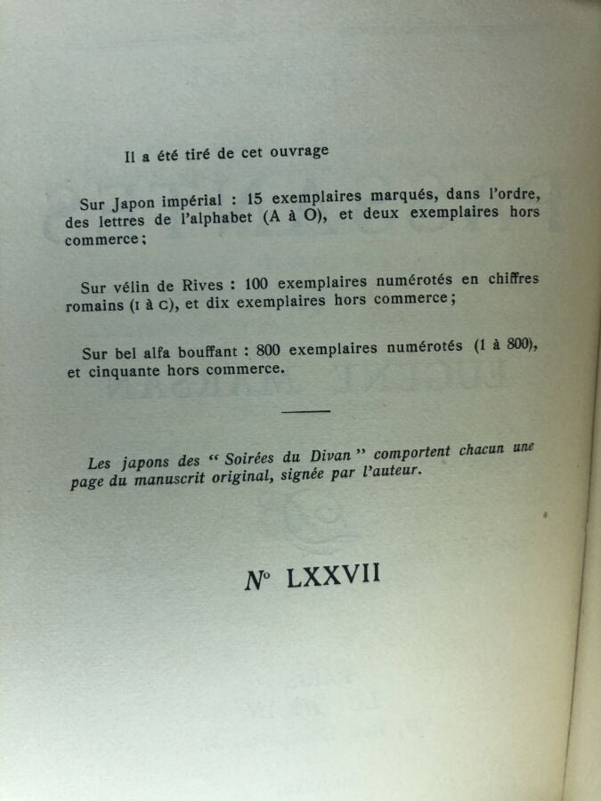 MARSAN (Eugène). - Passantes. Édité à Paris chez Le divan en 1923. De format in…