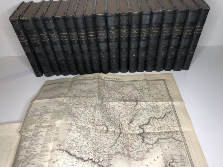 MARTIN (Henri). - Histoire de France, collection en 19 volumes. Édité à Paris c…