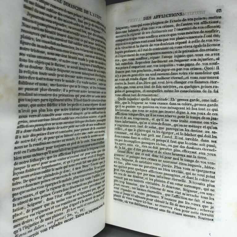 Massilon. - OEuvres de Massilon. Volumes 1,3. Édité à Paris chez Lefèvre en 184…