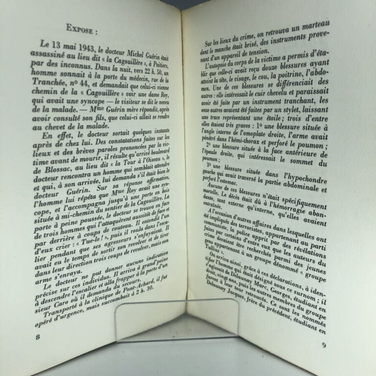MAURICE (Garçon). - Le procès des cinq étudiants de Poitiers, plaidoyer de Maur…