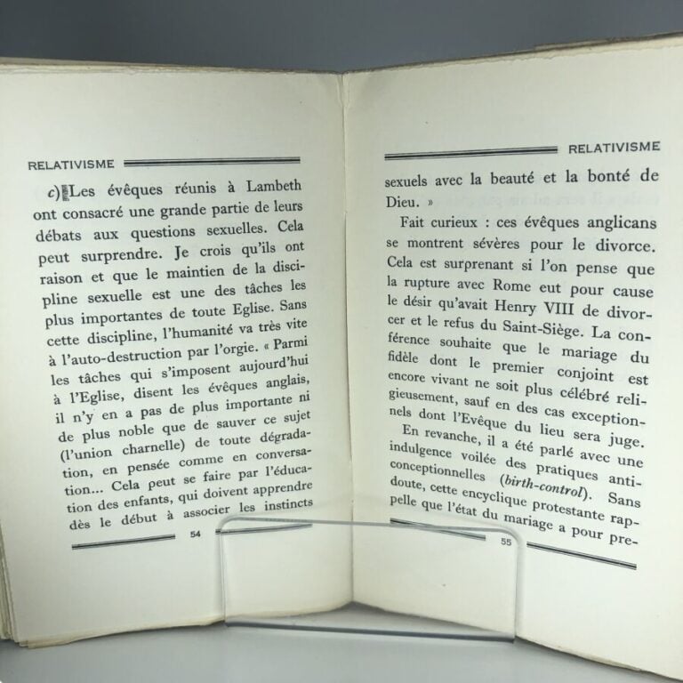 MAUROIS (André). - Fragment d'un journal (relativisme suite). Édité à Paris che…
