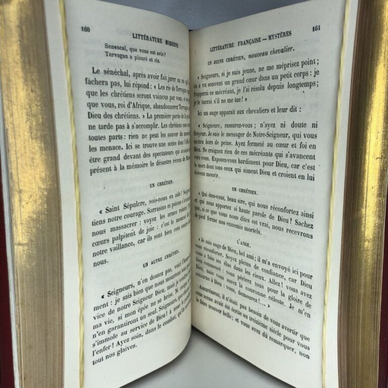 Mennechet (Edouard). - Cours complet de littérature moderne, 3 volumes, le 2 ma…