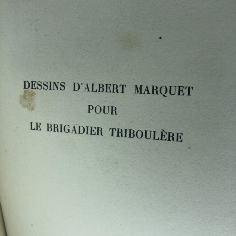 MONTFORT (Eugène). - Mon brigadier triboulère. Édité à Paris chez société litté…