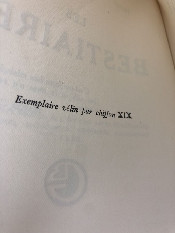 MONTHERLANT (Henry de). - Les bestiaires. Édité à Paris chez Grasset en 1929. D…
