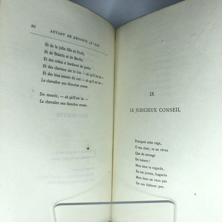 MOREAS (Jean). - Autant en emporte le vent. Édité à Paris chez Léon Vanier en 1…