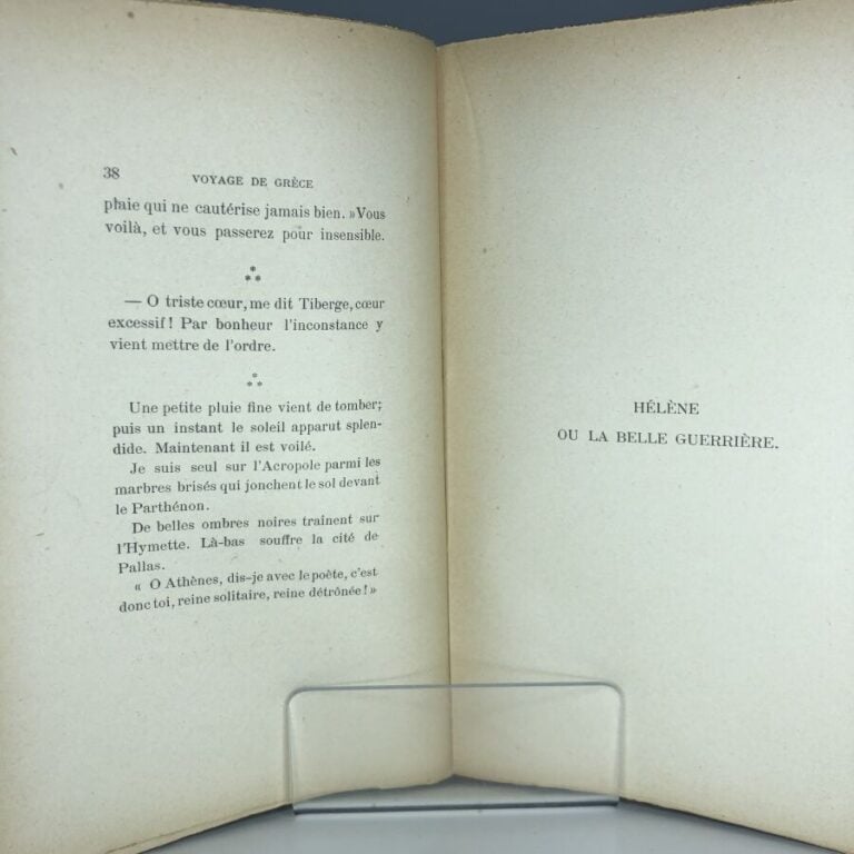 MOREAS (Jean). - Le voyage de Grèce. Édité à Paris chez Edition de la plume en…