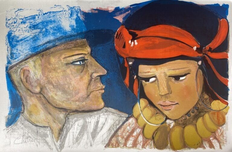 Nathalie CHABRIER (1932) - Important lot de scènes orientalistes, caravanes dan…