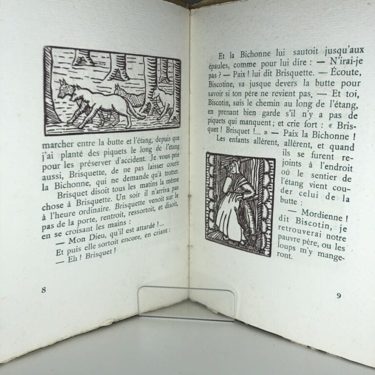 NODIER (Charles). - Histoire du chien de Brisquet. Édité à Angers chez Hirvyl e…
