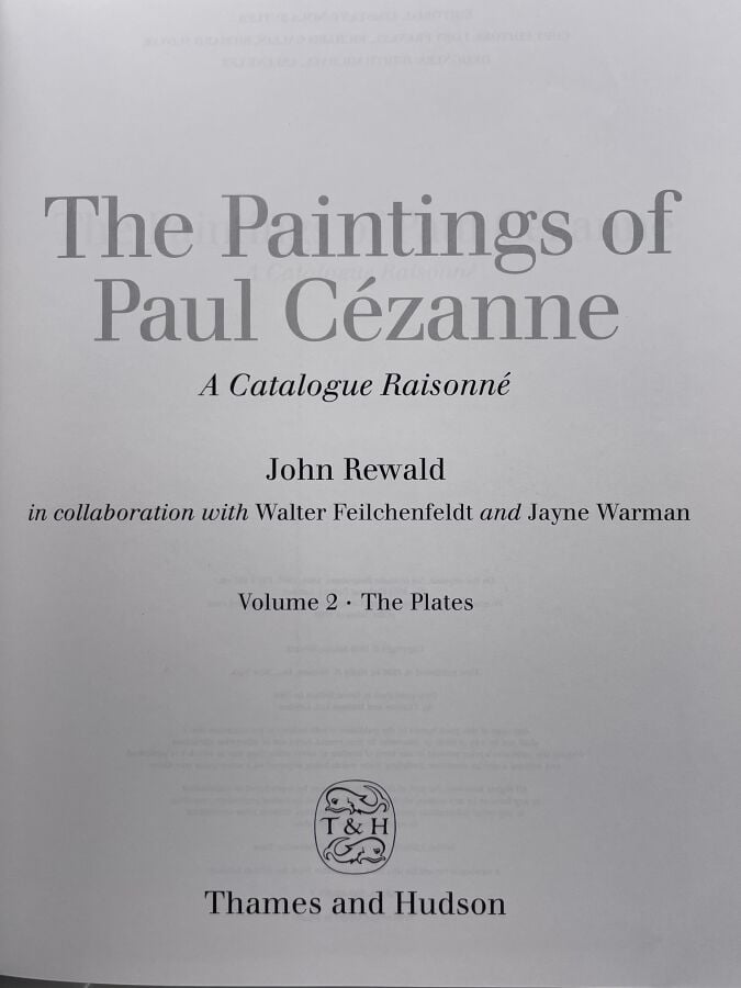 Paul CEZANNE- John Rewald, The paintings of Paul Cezanne. A catalogue raisonné,…