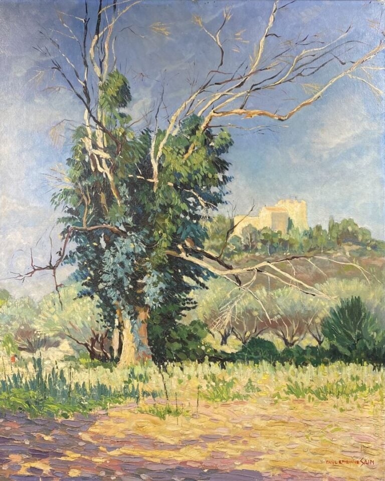 * Paul-Etienne SAIN (1904-1995) - Porquerolles - Huile sur toile - Signée en ba…