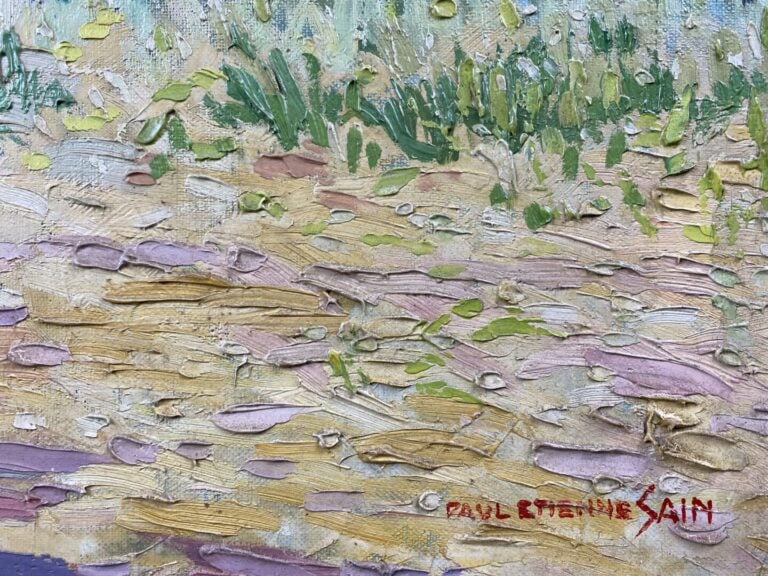 * Paul-Etienne SAIN (1904-1995) - Porquerolles - Huile sur toile - Signée en ba…