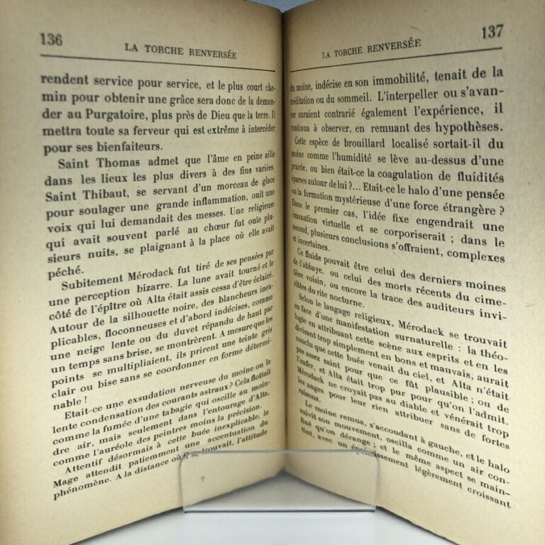 PELADAN. - La torche renversée. Édité à Paris chez Les éditions du monde modern…