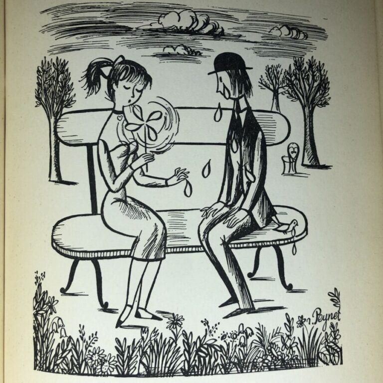 PEYNET (Raymond). - Aus lanter liebe. Édité sans lieu d'édition chez Rowohlt Ve…