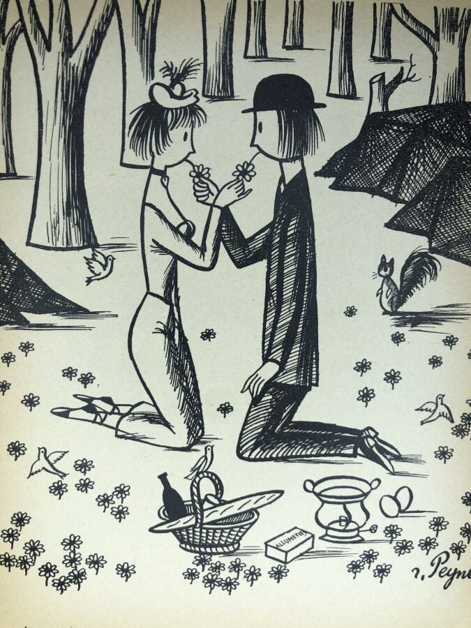 PEYNET (Raymond). - Les amoureux. Édité sans lieu d'édition chez V. de Valence…