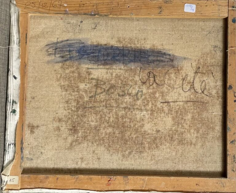 Pierre BOSCO (1909-1993) - Composition - Huile sur toile, signée en bas à droit…