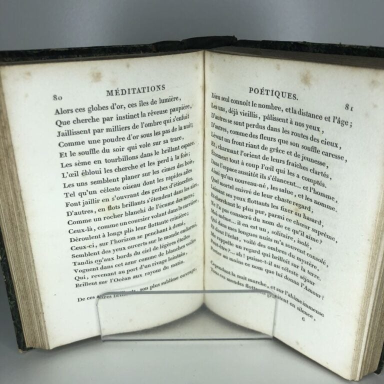 [POESIE] LAMARTINE (Alphonse de). - Nouvelles méditations poëtiques. Édité à Pa…