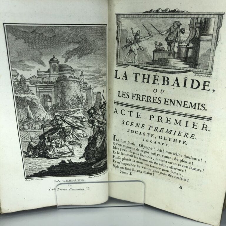 RACINE (Jean). - OEuvres de Jean Racine. Édité à Paris chez La Compagnie des li…
