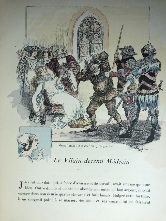 ROBIDA. - Fabliaux & contes du Moyen-age. Édité à Paris chez Henri Laurens sans…