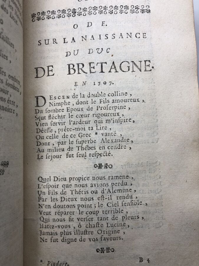 ROUSSEAU (Jean Baptiste). - Les oeuvres choisies du Sr Rousseau contenant ses p…