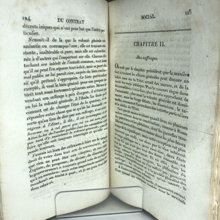 ROUSSEAU (Jean-Jacques). - Contrat social suivi du discours sur l'origine et le…