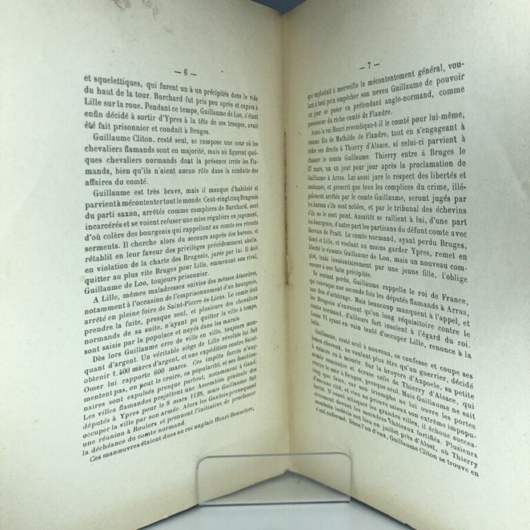 SAINT-PIERRE (Le marquis de). - Un comte Normand de Flandre au XIIe siècle. Édi…