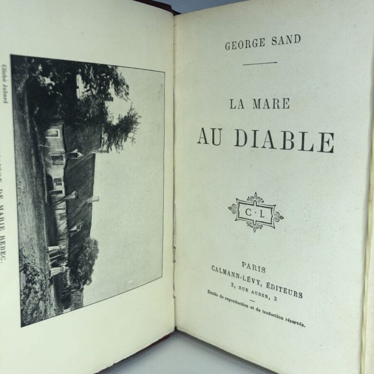 SAND (George). - La mare au diable. Édité à Paris chez Calmann-Lèvy sans date.…