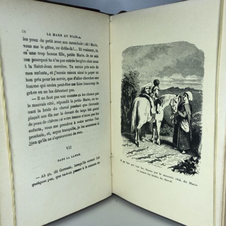SAND (George). - La mare au diable. Édité à Paris chez Calmann-Lèvy sans date.…