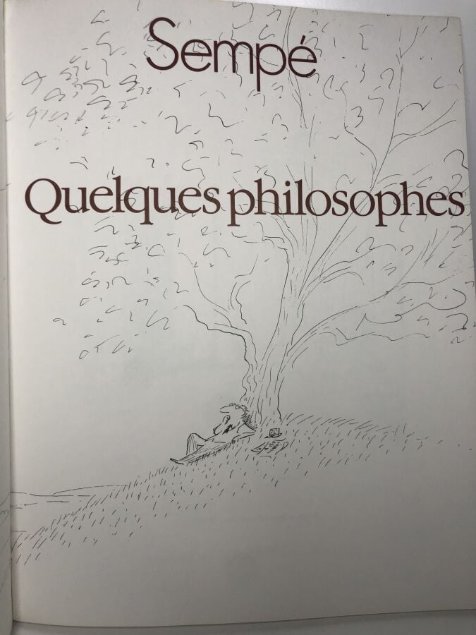 SEMPE. - Quelques philosophes. Édité à Paris chez Denoël en 1984. De format in-…