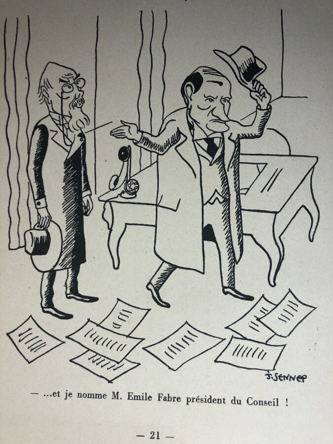 SENNEP. - Le milieu. Édité à Paris chez librairie Floury en 1934. De format in-…
