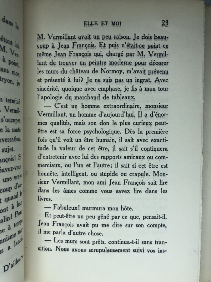 SHERIDAN. - Elle et moi. Édité à Paris chez J. Ferenczi et fils sans date. De f…