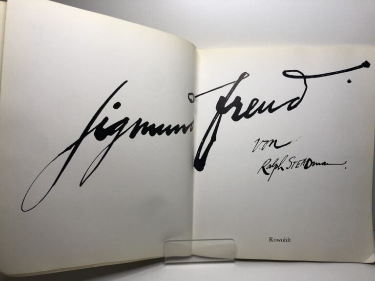 STEADMAN (Ralph). - Sigmund Freud. Édité sans lieu chez Rowohlt en 1994. De for…
