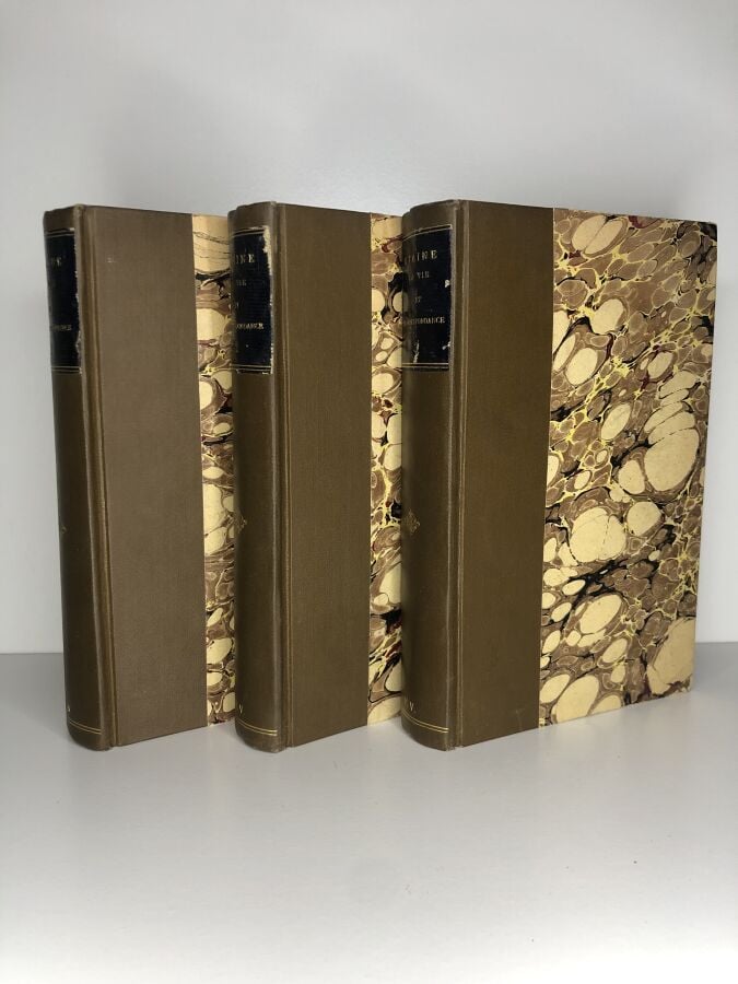 TAINE H. - Sa vie et sa correspondance. Édité à Paris chez L. Hachette et Cie e…
